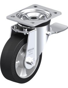 LK-ALEV 150K-ST pasukamas ratukas su stabdžiais, 150 mm