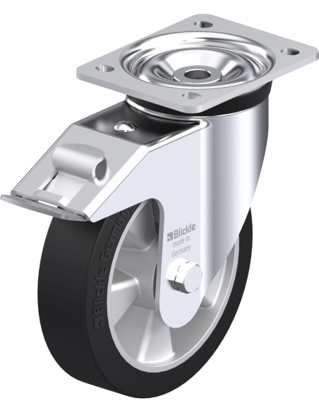 LK-ALEV 180K-FI pasukamas ratukas su stabdžiais, 180 mm