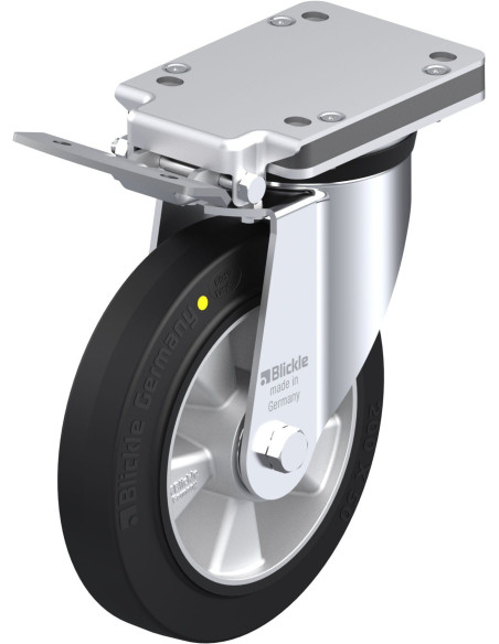 LK-ALEV 200K-IS-EL antistatinis ratukas su stabdžiais