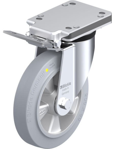 LK-ALEV 200K-IS-SG-AS antistatinis ratukas su stabdžiais