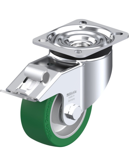 LK-ALST 100K-1-FI poliuretano ratukas su stabdžiais