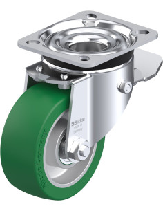 LK-ALST 100K-1-ST poliuretano ratukas su stabdžiais