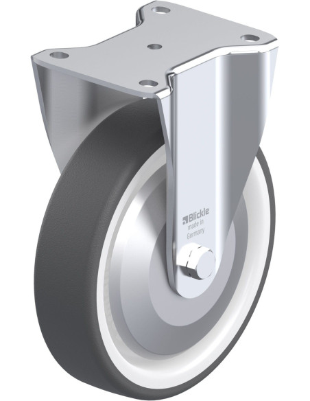 BH-POTH 200K-FA poliuretano fiksuotas ratukas 200 mm