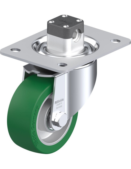 LK-ALST 100K-3-CS11 poliuretano ratukas su stabdžiais