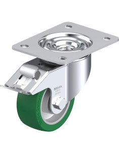 LK-ALST 100K-3-FI poliuretano ratukas su stabdžiais