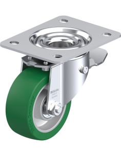 LK-ALST 100K-3-ST poliuretano ratukas su stabdžiais