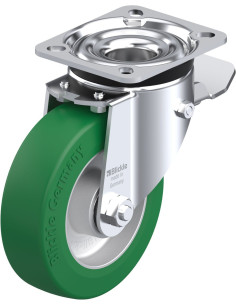 LK-ALST 125K-1-ST poliuretano ratukas su stabdžiais