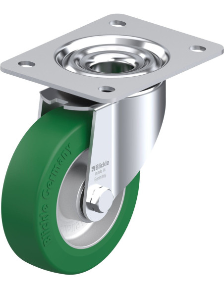 LK-ALST 125K-3 poliuretano pasukamas ratukas 125 mm