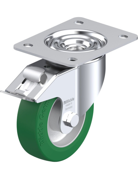 LK-ALST 125K-3-FI poliuretano ratukas su stabdžiais