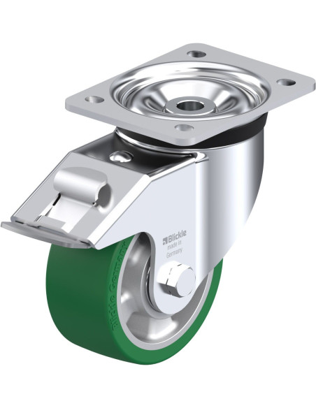 LK-ALST 127K-FI poliuretano ratukas su stabdžiais