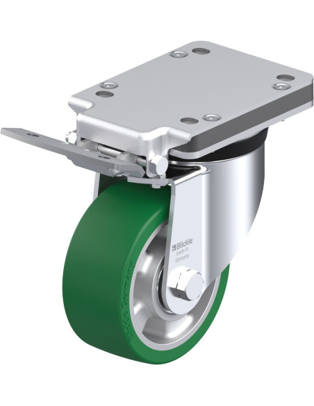 LK-ALST 127K-IS poliuretano ratukas su stabdžiais