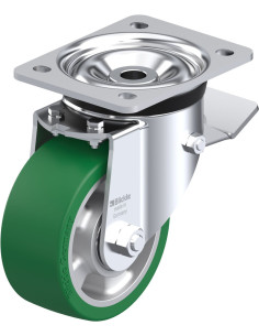 LK-ALST 127K-ST poliuretano ratukas su stabdžiais