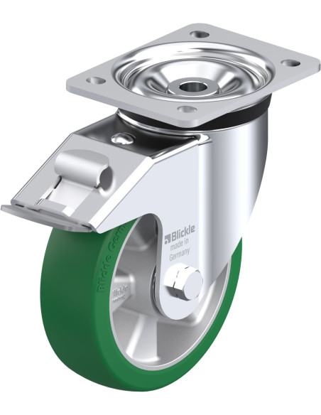 LK-ALST 160K-FI poliuretano ratukas su stabdžiais