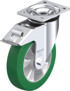 LK-ALST 200K-FI poliuretano ratukas su stabdžiais