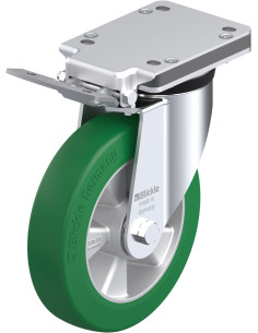 LK-ALST 200K-IS poliuretano ratukas su stabdžiais