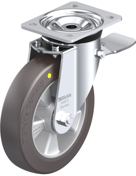 LK-ALST 200K-ST-AS antistatinis poliuretaninis ratukas su