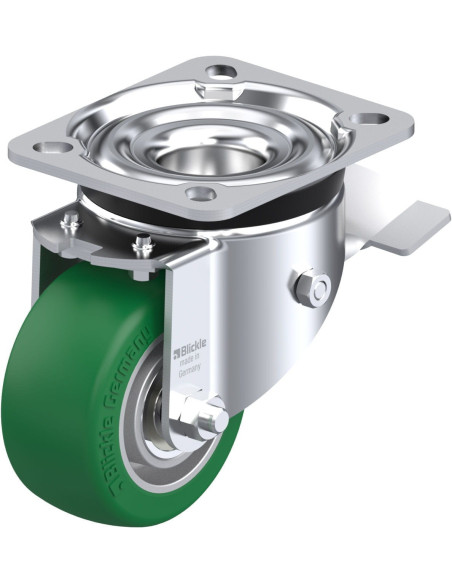 LK-ALST 82K-ST poliuretano ratukas su stabdžiais