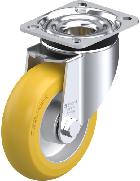 LK-ALTH 125K-1-CO poliuretano pasukamas ratukas 125 mm