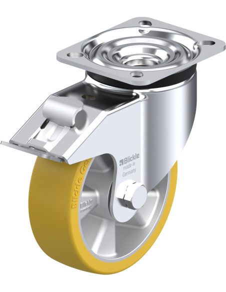 LK-ALTH 125K-1-FI poliuretano ratukas su stabdžiais