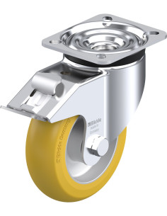 LK-ALTH 125K-1-FI-CO poliuretano ratukas su stabdžiais