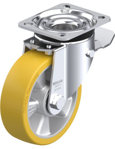 LK-ALTH 125K-1-ST poliuretano ratukas su stabdžiais