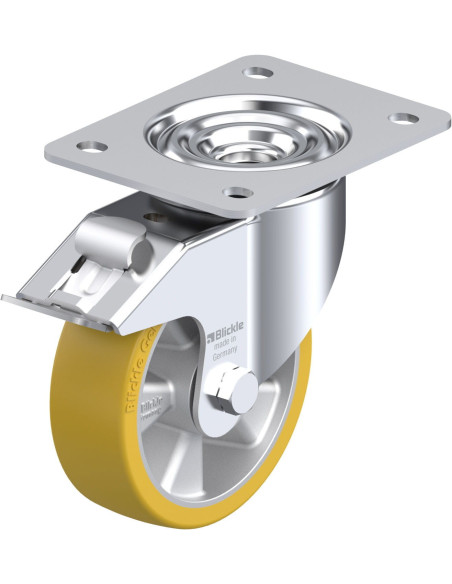 LK-ALTH 125K-3-FI poliuretano ratukas su stabdžiais