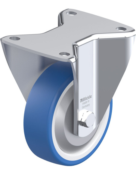 BH-POTHS 125K-3-FA poliuretano fiksuotas ratukas