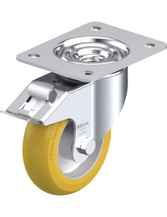 LK-ALTH 125K-3-FI-CO poliuretano ratukas su stabdžiais