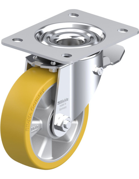 LK-ALTH 125K-3-ST poliuretano ratukas su stabdžiais