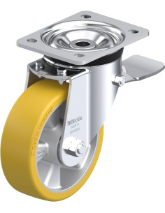 LK-ALTH 150K-ST poliuretano ratukas su stabdžiais