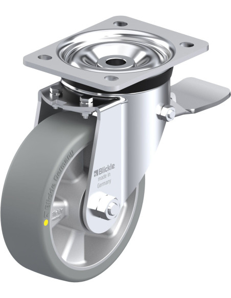 LK-ALTH 150K-ST-AS - antistatinis poliuretaninis ratukas su