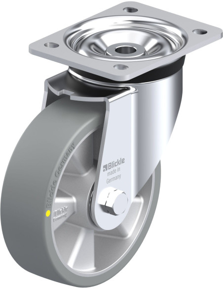 LK-ALTH 160K-AS antistatinis poliuretaninis ratukas 160 mm