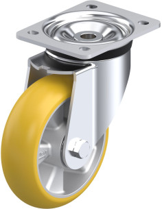 LK-ALTH 160K-CO poliuretano pasukamas ratukas, 160 mm