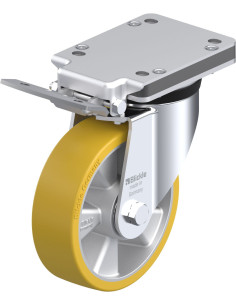 LK-ALTH 160K-IS poliuretano ratukas su stabdžiais