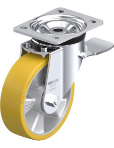 LK-ALTH 160K-ST poliuretano ratukas su stabdžiais