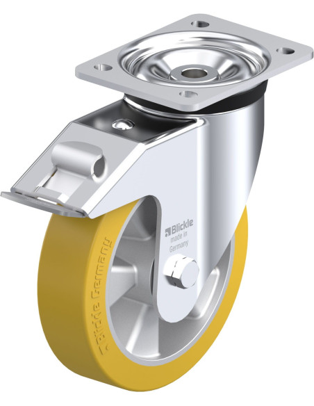 LK-ALTH 180K-FI poliuretano ratukas su stabdžiais