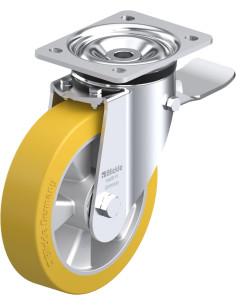 LK-ALTH 180K-ST poliuretano ratukas su stabdžiais