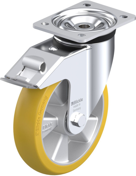 LK-ALTH 200K-FI-CO poliuretano ratukas su stabdžiais