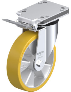 LK-ALTH 200K-IS poliuretano ratukas su stabdžiais