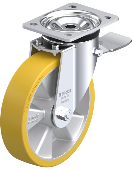 LK-ALTH 200K-ST poliuretano ratukas su stabdžiais