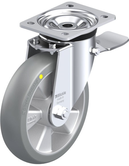 LK-ALTH 200K-ST-AS-CO antistatinis ratukas su stabdžiais