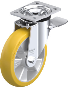 LK-ALTH 200K-ST-CO poliuretano ratukas su stabdžiais