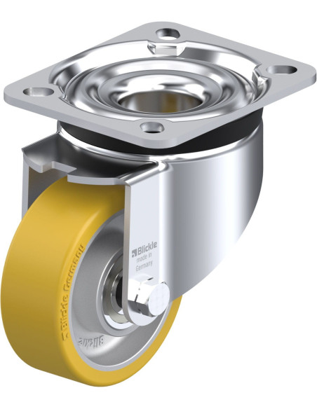 LK-ALTH 80K poliuretano pasukamas ratukas, 80 mm