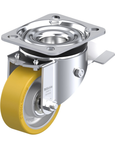 LK-ALTH 80K-ST poliuretano ratukas su stabdžiais