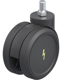 LKDB-PUA 100G-ELS antistatinis dvigubas pasukamas ratukas