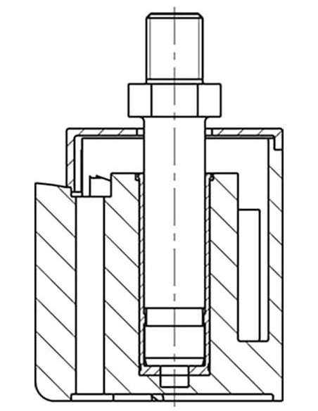 LKDB-PUA 50G-ELS antistatinis dvigubas pasukamas ratukas