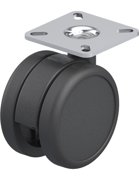 LKDB-PUA 75G-P23 dvigubas pasukamas sintetinis ratukas