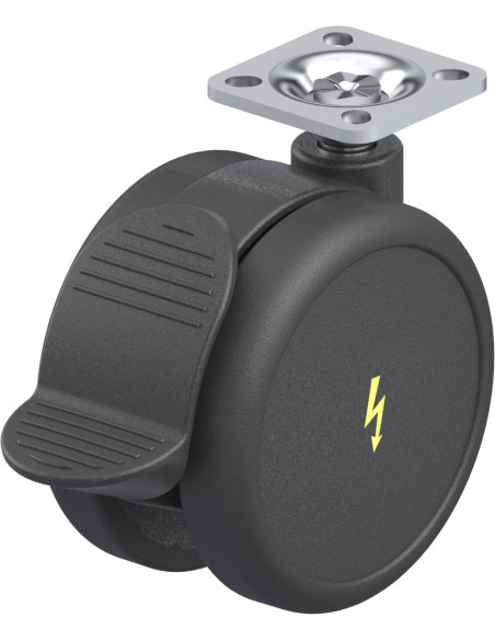 LKDB-PUA 75G-RA-ELS-P20 antistatinis dvigubas pasukamas