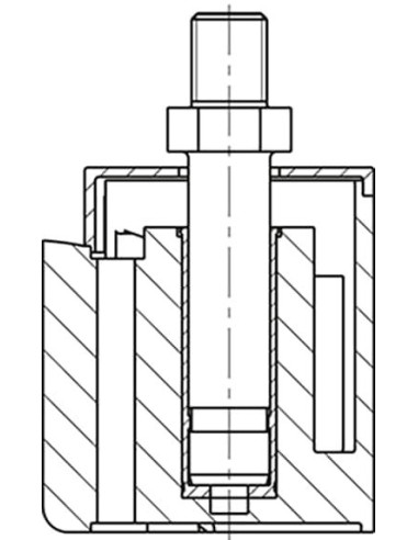 LKDB-PUA 75G-RA-P20 dvigubas pasukamas ratukas
