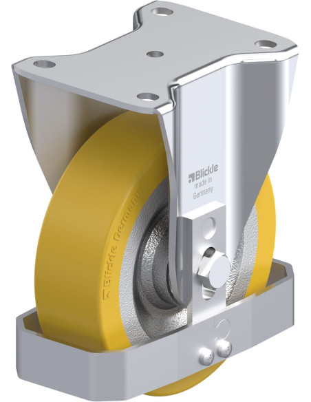 BH-SETH 160K-FS - 160 mm poliuretano fiksuotas ratukas